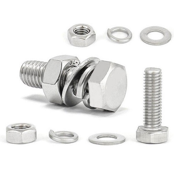 Stainless steel hex head bolts